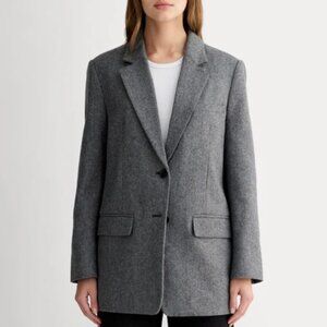 Everlane Grey Herringbone Blazer